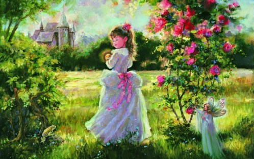 mary-baxter-st-clair-little-princess-girl-and-fairy-painting-1440x900-wide-wallpapers-net