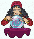 fortune teller cartoon